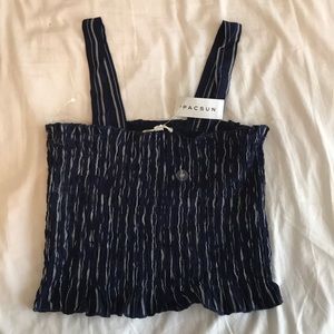 LA Hearts striped tank top